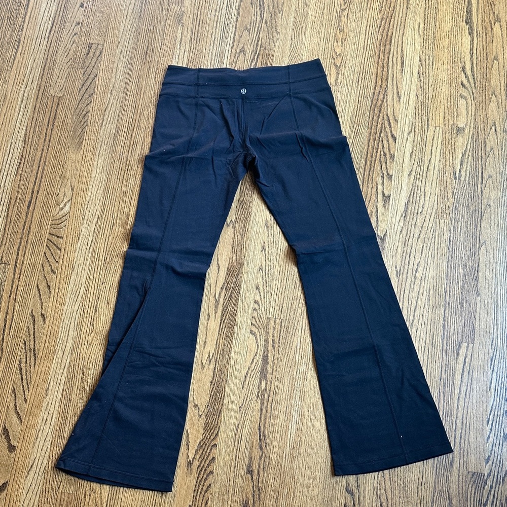 Lululemon Black Flared Yoga Pants